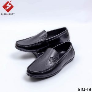 giày lười nam màu đen Sigourney SIG-19